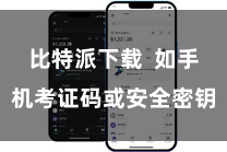 比特派下载  如手机考证码或安全密钥